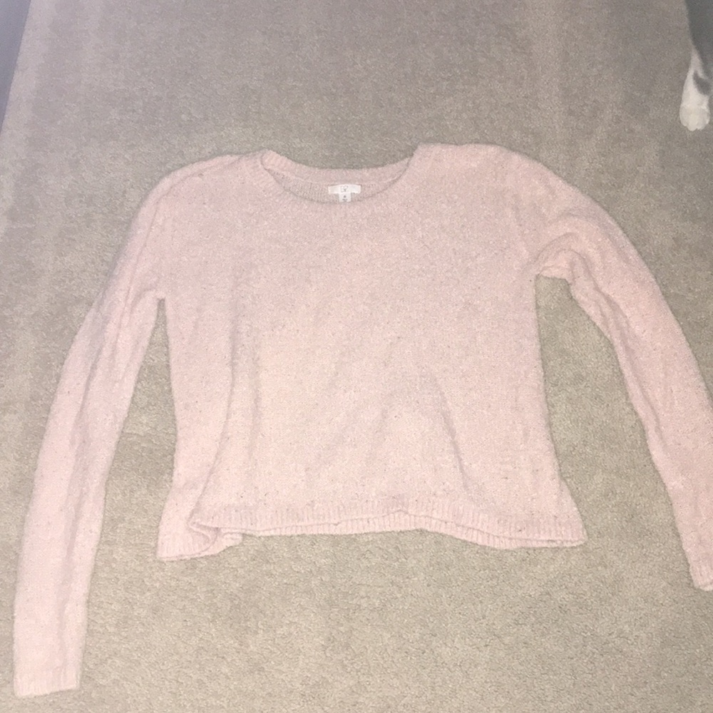 BP mauve pink sweater xs fuzzy